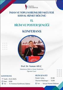 Social Work Department 13th Science and Poster Festival